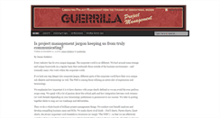 Desktop Screenshot of guerrillaprojectmanagement.com